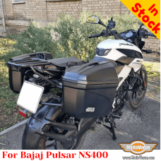 Bajaj Pulsar NS400 pannier rack, luggage rack system for Givi / Kappa Monokey system