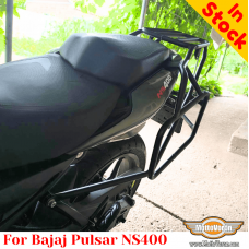 Bajaj Pulsar NS400 pannier rack, luggage rack system for bags