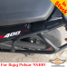 Bajaj Pulsar NS400 rear rack reinforced