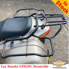 Σχάρα αποσκευών Honda NT650V Deauville, σύστημα σχάρας αποσκευών για βαλίτσες Givi / Kappa Monokey (με διευρυμένα πλευρικά πλαίσια)