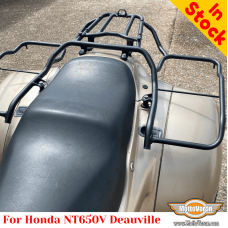 Σχάρα αποσκευών Honda NT650V Deauville, σύστημα σχάρας αποσκευών για βαλίτσες Givi / Kappa Monokey (με διευρυμένα πλευρικά πλαίσια)