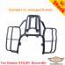 Σχάρα αποσκευών Honda NT650V Deauville, σύστημα σχάρας αποσκευών για βαλίτσες Givi / Kappa Monokey (με διευρυμένα πλευρικά πλαίσια)