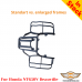 Σχάρα αποσκευών Honda NT650V Deauville, σύστημα σχάρας αποσκευών για βαλίτσες Givi / Kappa Monokey (με διευρυμένα πλευρικά πλαίσια)