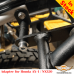Adapter for installing luggage rack systems and side carriers on the Honda AX-1 / NX250