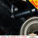 Adapter for installing luggage rack systems and side carriers on the Honda AX-1 / NX250