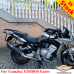 Portapacchi Yamaha FZS1000, sistema portapacchi per sistema Givi / Kappa Monokey o valigie in alluminio