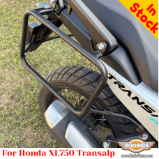Porta-bagagens seccional Honda XL750 Transalp, suporte lateral para bolsas ou malas de alumínio