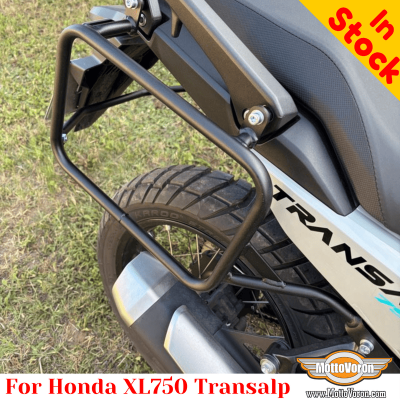 ホンダ XL750 トランスアルプ セクショナル パニア ラック、バッグまたはアルミケース用サイド キャリア