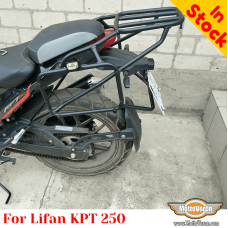 Lifan KPT 250 laukkuteline, tavaratelinejärjestelmä Givi / Kappa Monokey -järjestelmälle