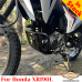 Honda XR190L védőrudak, motorvédő, haspáncél