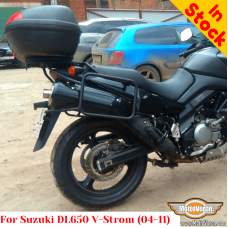 Suzuki DL650 (2004-2011) pannier rack, luggage rack system for bags or aluminum cases