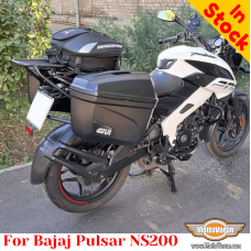 Bajaj Pulsar NS200 (2016-2024) pannier rack, luggage rack system for Givi / Kappa Monokey system
