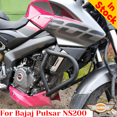Bajaj Pulsar NS200 сrash bars, engine guard