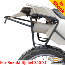 Suzuki Djebel 250XC сadres latéraux, support pour sacoches textiles