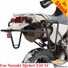 Suzuki Djebel 250XC сadres latéraux, support pour sacoches textiles