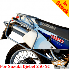 Suzuki Djebel 250XC pannier rack, side carrier for bags or aluminum cases