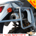 Suzuki Djebel 250XC pannier rack, side carrier for bags or aluminum cases
