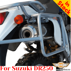 Stelaż boczny kufra Suzuki DR250 na torby lub kufry aluminiowe