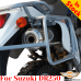 Suzuki DR250 сadres latéraux, support pour sacoches textiles ou valises aluminium