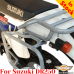 Porta-bagagens Suzuki DR250, suporte lateral para bolsas ou malas de alumínio