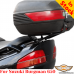 Suzuki Burgman 650 porte-bagage arrière pour valises Givi / Kappa Monokey System