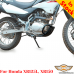 Honda XR150L / XR125 barres de sécurité / protection moteur