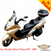 Honda Silverwing 600 / 400 porte-bagage arrière pour valises Givi / Kappa Monokey System