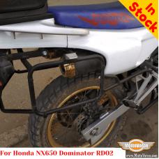 Honda NX650 RD02 pannier rack, side carrier for Givi / Kappa Monokey system
