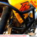 Barre paramotore Honda NX650 RD08, protezione motore
