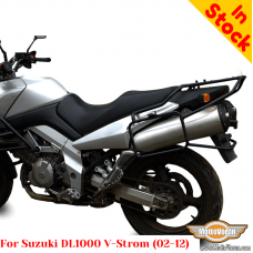 Suzuki DL1000 (02-12) цельносварная багажная система для кофров Givi / Kappa Monokey System или алюминиевых кофров