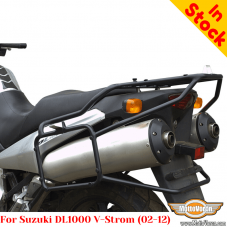 Suzuki DL1000 (02-12) pannier rack, luggage rack system for Givi / Kappa Monokey system or aluminum cases