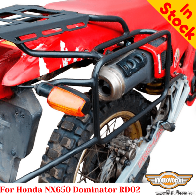 Honda NX650 RD02 (88-91) luggage rack system for bags or aluminum cases