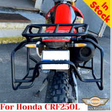 Honda CRF250L luggage rack system for bags or aluminum cases