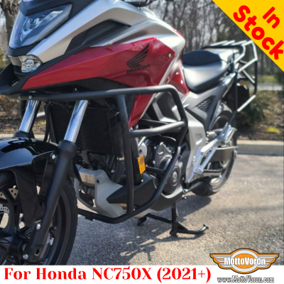 Honda NC750X (2021+) сrash bars engine guard for DCT/manual gearbox