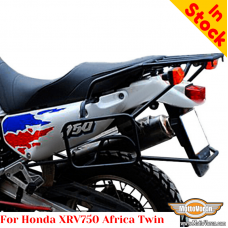 Honda XRV750 luggage rack system for bags