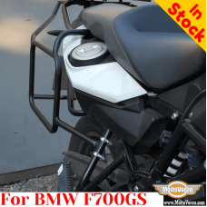 BMW F700GS luggage rack system for bags or aluminum cases