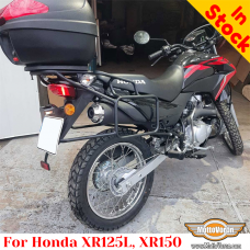 Honda XR150L / XR125 pannier rack, luggage rack system for bags