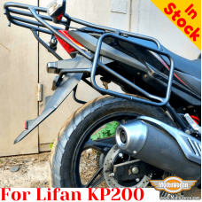Lifan KP200 luggage rack system for bags