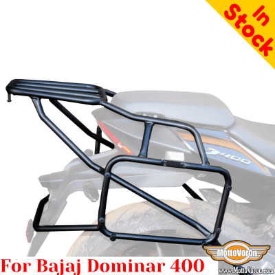 Bajaj Dominar 400 (-2019) pannier rack, luggage rack system for Givi / Kappa Monokey system or aluminum cases
