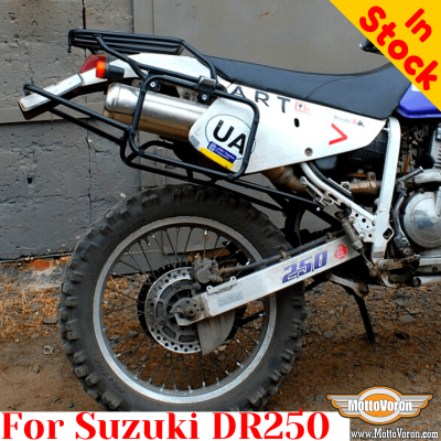 Suzuki DR250 Gepäckträgersystem für Givi / Kappa Monokey-System oder Aluminiumkoffer