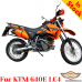 Portapacchi KTM 640, sistema portapacchi per borse o valigie in alluminio