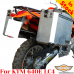 KTM 640 luggage rack system for bags or aluminum cases