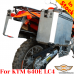 Portapacchi KTM 640, sistema portapacchi per borse o valigie in alluminio