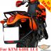 KTM 640 système de porte-bagage pour sacoches textiles ou valises aluminium