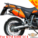 Portapacchi KTM 640, sistema portapacchi per borse o valigie in alluminio