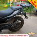 Bajaj Dominar 400 (2019+) luggage rack system for Givi / Kappa Monokey system or aluminum cases