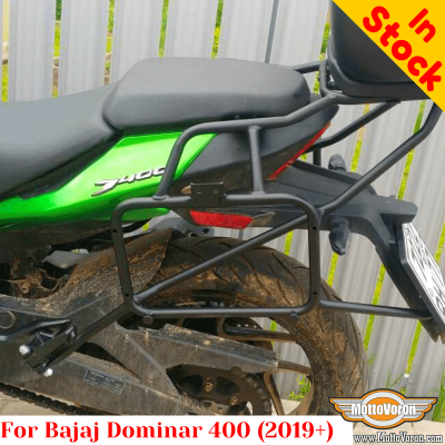 Bajaj Dominar 400 (2019+) luggage rack system for Givi / Kappa Monokey system or aluminum cases