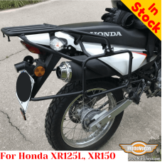 Honda XR150L / XR125 luggage rack system for Givi / Kappa Monokey system