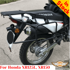 Honda XR150L / XR125 pannier rack, luggage rack system for Givi / Kappa Monokey system
