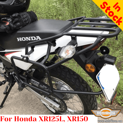 Honda XR150L / XR125 luggage rack system for Givi / Kappa Monokey system